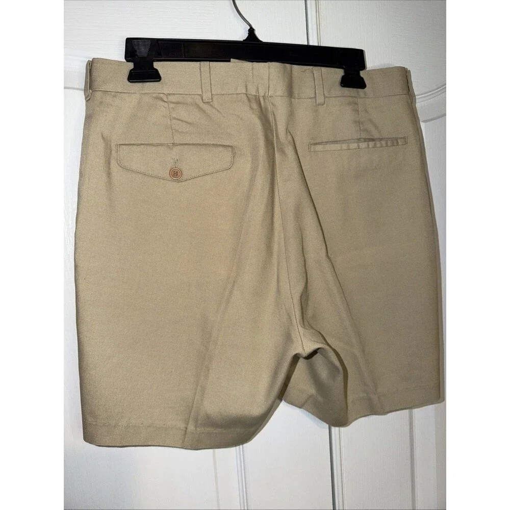 Men's Flat Front Khaki Shorts